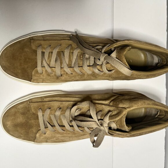 VINCE Men's Mid Top Tan Sneakers Trainers Athletic Shoes US Size 11.5 - Picture 12 of 13